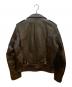 VANSON (バンソン) レザーライダースジャケット ブラック サイズ:42：60000円