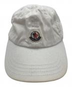 MONCLERモンクレール）の古着「キャップ」｜ホワイト