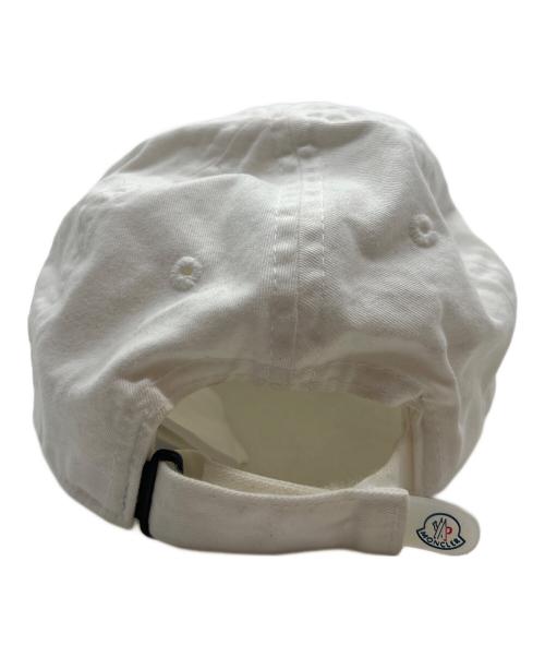 MONCLER（モンクレール）MONCLER (モンクレール) キャップ ホワイトの古着・服飾アイテム