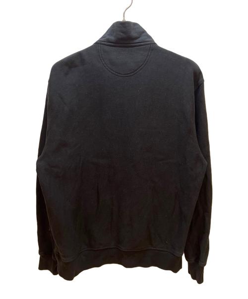 stussy（ステューシー）stussy (ステューシー) ハーフジップスウェット ブラック サイズ:Mの古着・服飾アイテム