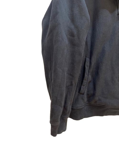 stussy（ステューシー）stussy (ステューシー) ハーフジップスウェット ブラック サイズ:Mの古着・服飾アイテム