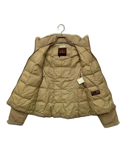 MONCLER（モンクレール）MONCLER (モンクレール) ダウンジャケット ベージュの古着・服飾アイテム