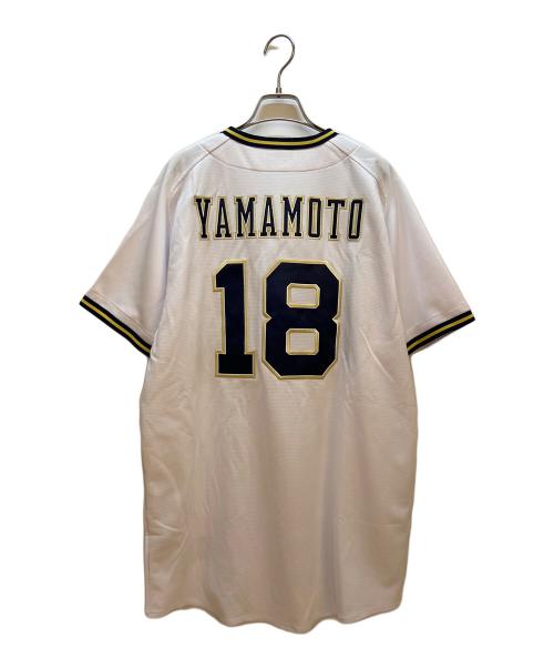 オリックス・バファローズ（オリックス・バファローズ）オリックス・バファローズ (オリックス・バファローズ) 野球ユニフォーム ホワイト サイズ:Oの古着・服飾アイテム