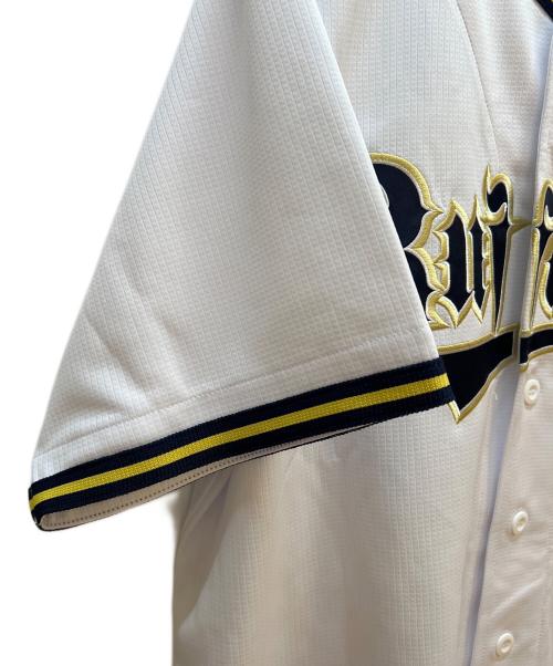 オリックス・バファローズ（オリックス・バファローズ）オリックス・バファローズ (オリックス・バファローズ) 野球ユニフォーム ホワイト サイズ:Oの古着・服飾アイテム