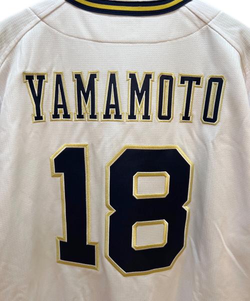 オリックス・バファローズ（オリックス・バファローズ）オリックス・バファローズ (オリックス・バファローズ) 野球ユニフォーム ホワイト サイズ:Oの古着・服飾アイテム