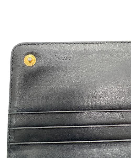 PRADA（プラダ）PRADA (プラダ) 長財布 ブラックの古着・服飾アイテム