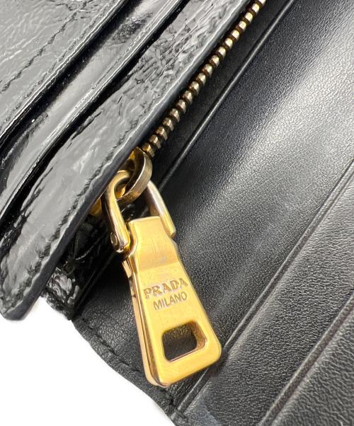 PRADA（プラダ）PRADA (プラダ) 長財布 ブラックの古着・服飾アイテム