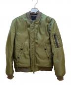 COACHコーチ）の古着「MA-1ジャケット」｜グリーン