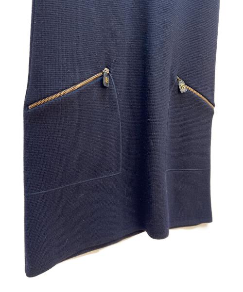FENDI（フェンディ）FENDI (フェンディ) ノースリーブ・キャミソールワンピース ネイビー サイズ:40の古着・服飾アイテム