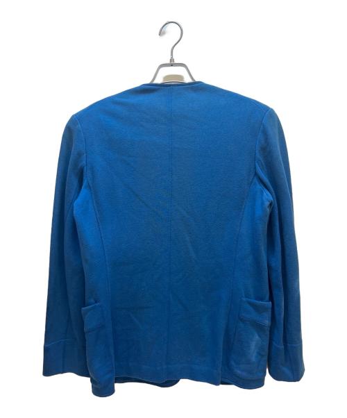 HERMES（エルメス）HERMES (エルメス) 厚手カーディガン ブルー サイズ:Mの古着・服飾アイテム