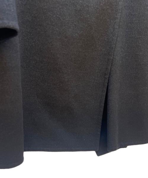 HERMES（エルメス）HERMES (エルメス) ノーカラーコート グレー サイズ:40の古着・服飾アイテム