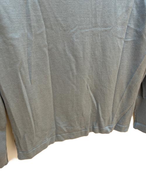 HERMES（エルメス）HERMES (エルメス) 薄手カーディガン スカイブルー サイズ:38の古着・服飾アイテム