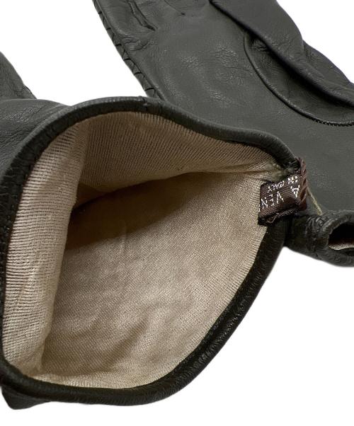 BOTTEGA VENETA（ボッテガベネタ）BOTTEGA VENETA (ボッテガベネタ) レザーグローブ/イントレチャート ブラウンの古着・服飾アイテム