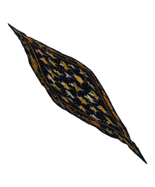 HERMES（エルメス）HERMES (エルメス) シルクスカーフ ブラックの古着・服飾アイテム