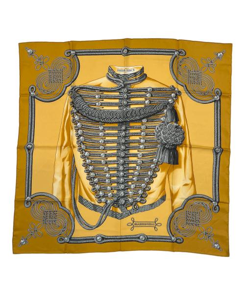 HERMES（エルメス）HERMES (エルメス) シルクスカーフ ブラウンの古着・服飾アイテム