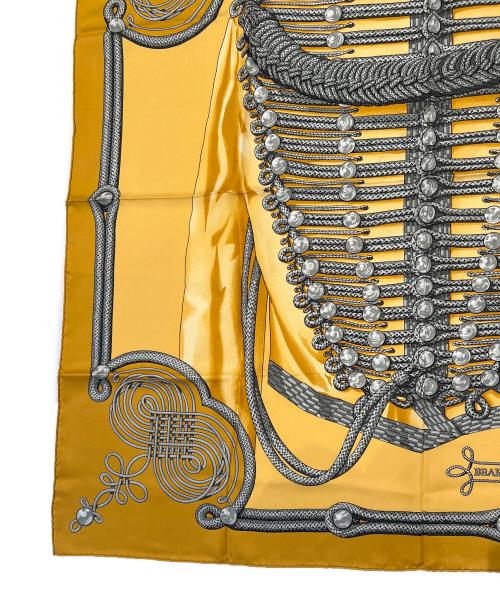 HERMES（エルメス）HERMES (エルメス) シルクスカーフ ブラウンの古着・服飾アイテム