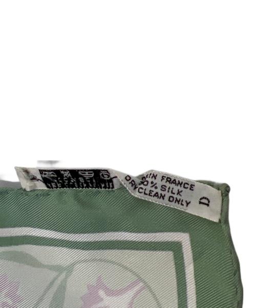 HERMES（エルメス）HERMES (エルメス) スカーフ ベージュ×グリーンの古着・服飾アイテム