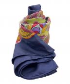 HERMESエルメス）の古着「スカーフ」｜ネイビー