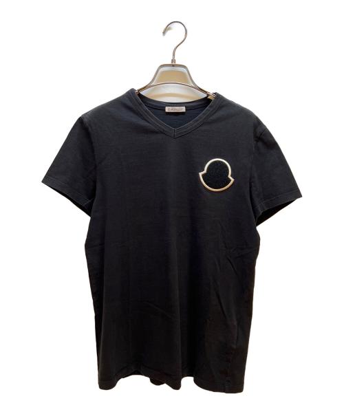 MONCLER（モンクレール）MONCLER (モンクレール) 半袖カットソー ブラック サイズ:Sの古着・服飾アイテム