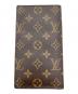 LOUIS VUITTON（ルイ ヴィトン）の古着「長財布/モノグラム・ポルト・シュキエ・カルト・クレディ」｜ブラウン