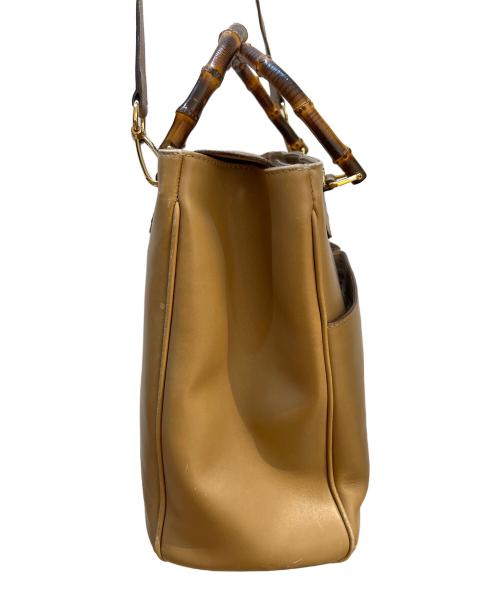 GUCCI（グッチ）GUCCI (グッチ) 2WAYショルダーバッグ ベージュの古着・服飾アイテム