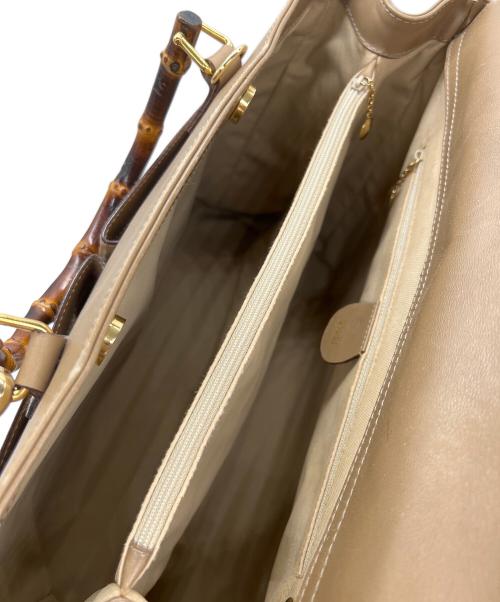GUCCI（グッチ）GUCCI (グッチ) 2WAYショルダーバッグ ベージュの古着・服飾アイテム
