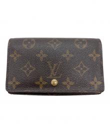 LOUIS VUITTON（ルイ ヴィトン）の古着「2つ折り財布」｜ブラウン