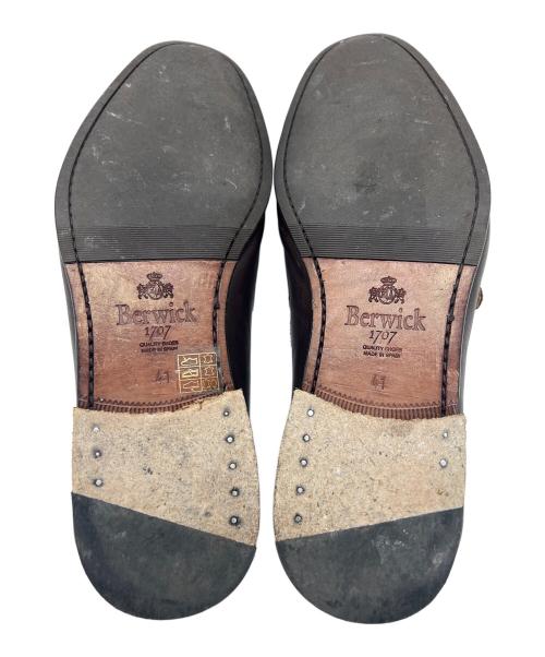 berwick（バーウィック）berwick (バーウィック) モンクストラップシューズ ブラウン サイズ:25.5cmの古着・服飾アイテム