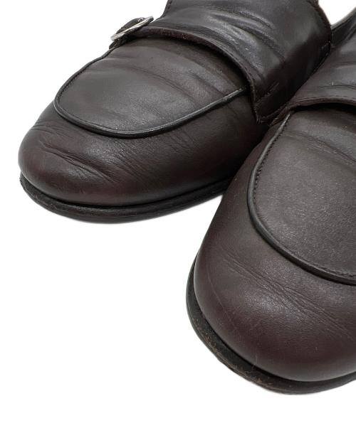 berwick（バーウィック）berwick (バーウィック) モンクストラップシューズ ブラウン サイズ:25.5cmの古着・服飾アイテム