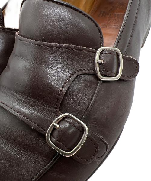 berwick（バーウィック）berwick (バーウィック) モンクストラップシューズ ブラウン サイズ:25.5cmの古着・服飾アイテム