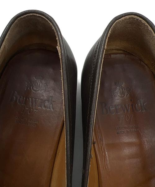 berwick（バーウィック）berwick (バーウィック) モンクストラップシューズ ブラウン サイズ:25.5cmの古着・服飾アイテム