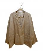 BEARDSLEYビアズリー）の古着「テーラードジャケット」｜ベージュ