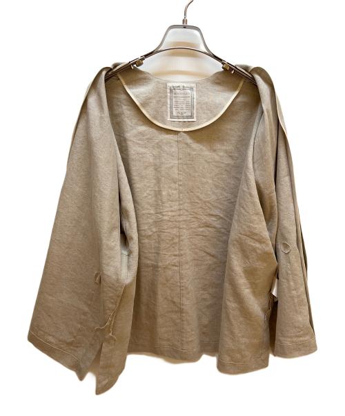 BEARDSLEY（ビアズリー）BEARDSLEY (ビアズリー) テーラードジャケット ベージュ サイズ:Fの古着・服飾アイテム