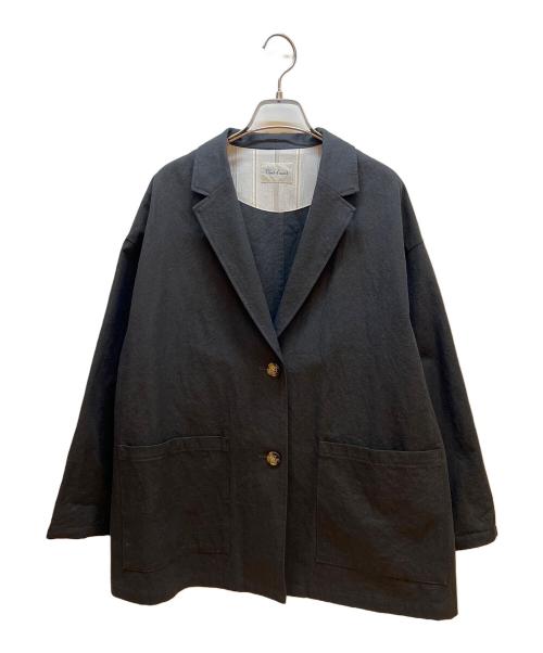 Vent d'ouest par Le minor（ヴァンドゥエストパールミノア）Vent d'ouest par Le minor (ヴァンドゥエストパールミノア) テーラードジャケット ネイビー サイズ:38の古着・服飾アイテム