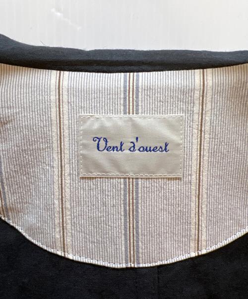 Vent d'ouest par Le minor（ヴァンドゥエストパールミノア）Vent d'ouest par Le minor (ヴァンドゥエストパールミノア) テーラードジャケット ネイビー サイズ:38の古着・服飾アイテム
