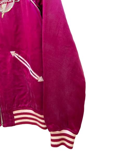 Hysteric Glamour（ヒステリックグラマー）Hysteric Glamour (ヒステリックグラマー) スカジャン ピンク サイズ:FREEの古着・服飾アイテム