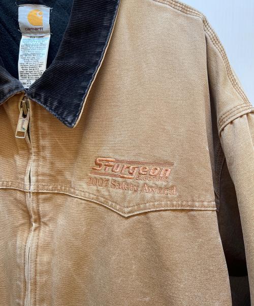 CarHartt（カーハート）CarHartt (カーハート) ブルゾン ブラウン×ブラック サイズ:4XLの古着・服飾アイテム