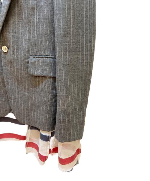 COMME des GARCONS（コムデギャルソン）COMME des GARCONS (コムデギャルソン) テーラードジャケット グレー サイズ:XSの古着・服飾アイテム