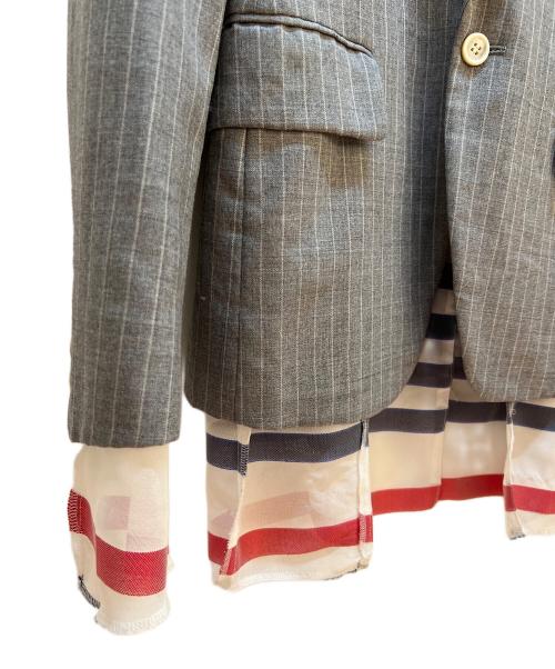 COMME des GARCONS（コムデギャルソン）COMME des GARCONS (コムデギャルソン) テーラードジャケット グレー サイズ:XSの古着・服飾アイテム