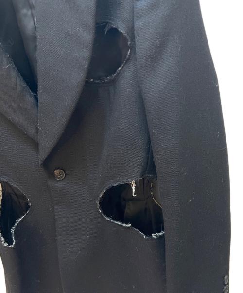COMME des GARCONS（コムデギャルソン）COMME des GARCONS (コムデギャルソン) デザインチェスターコート ブラック サイズ:XSの古着・服飾アイテム