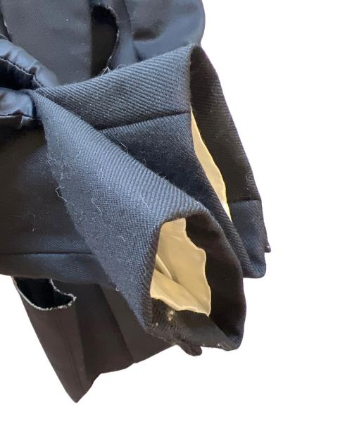 COMME des GARCONS（コムデギャルソン）COMME des GARCONS (コムデギャルソン) デザインチェスターコート ブラック サイズ:XSの古着・服飾アイテム