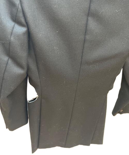 COMME des GARCONS（コムデギャルソン）COMME des GARCONS (コムデギャルソン) デザインチェスターコート ブラック サイズ:XSの古着・服飾アイテム