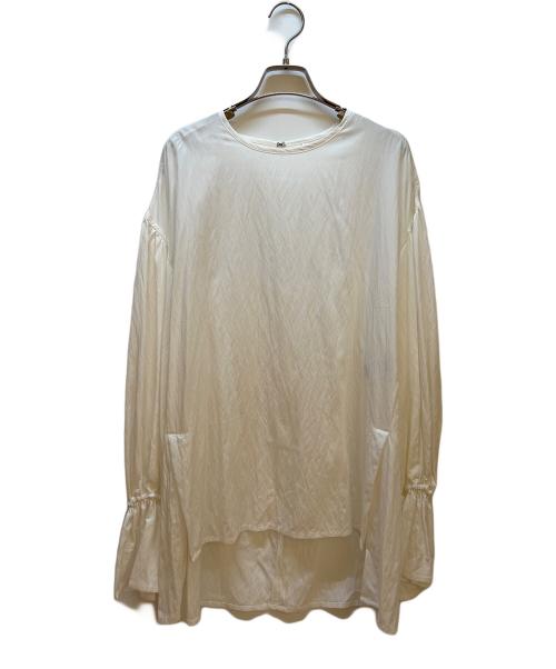 LIVETART（リヴェタート）LIVETART (リヴェタート) 長袖ブラウス ホワイト サイズ:Ｆ 未使用品の古着・服飾アイテム