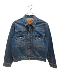 中古・古着通販】LEVI'S (リーバイス) 先染めブラックデニムジャケット