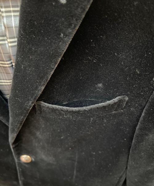 BURBERRY BLACK LABEL（バーバリーブラックレーベル）BURBERRY BLACK LABEL (バーバリーブラックレーベル) テーラードジャケット ブラック サイズ:Sの古着・服飾アイテム