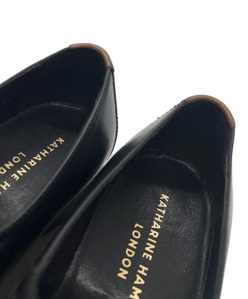 KATHARINE HAMNETT（キャサリンハムネット）KATHARINE HAMNETT (キャサリンハムネット) ビジネスシューズ ブラック サイズ:SIZE 25.5 未使用品の古着・服飾アイテム