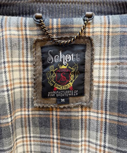 Schott（ショット）Schott (ショット) レザージャケット ブラウン サイズ:Mの古着・服飾アイテム