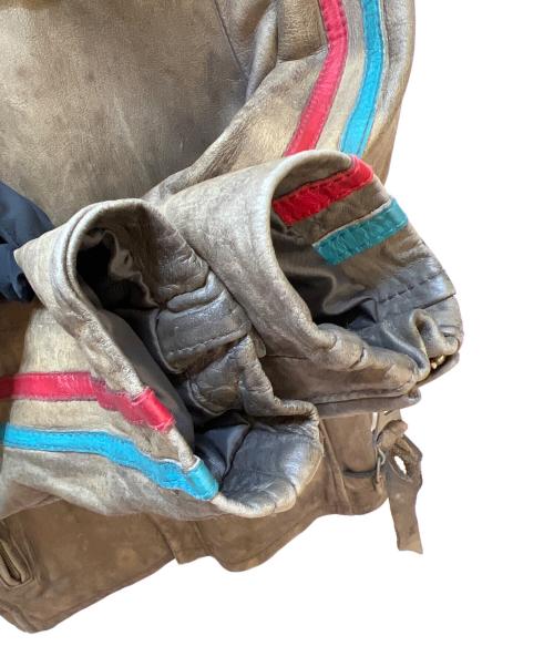 Schott（ショット）Schott (ショット) レザージャケット ブラウン サイズ:Mの古着・服飾アイテム