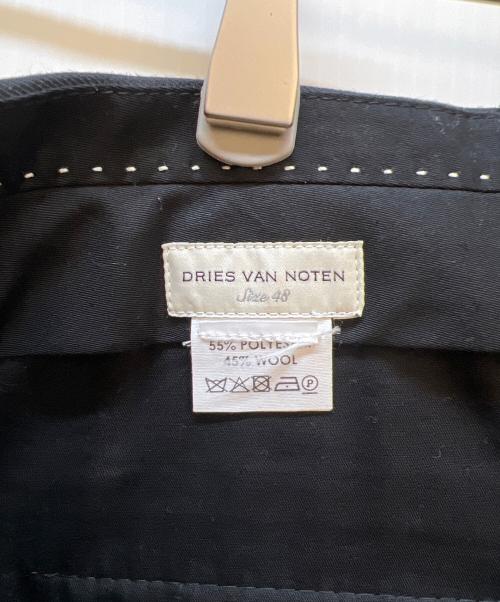 DRIES VAN NOTEN（ドリスヴァンノッテン）DRIES VAN NOTEN (ドリスヴァンノッテン) ストライプパンツ ネイビー サイズ:48の古着・服飾アイテム