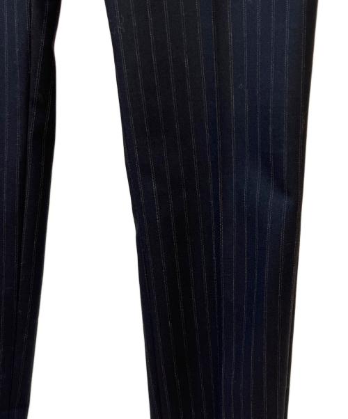 DRIES VAN NOTEN（ドリスヴァンノッテン）DRIES VAN NOTEN (ドリスヴァンノッテン) ストライプパンツ ネイビー サイズ:48の古着・服飾アイテム